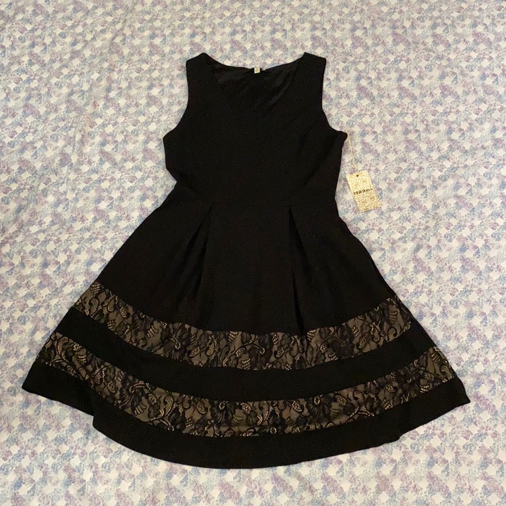Haani Black Midi Dress